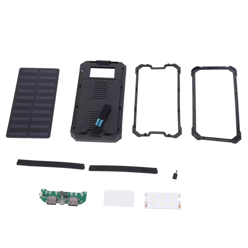 DIY Solar 20000mAh Power Bank Shell Kit (2 Pcs)